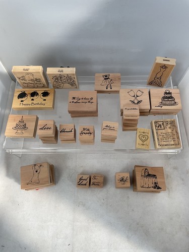 Joblot x38 wooden block - x38,