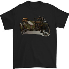 Motorcycle and Sidecar Biker