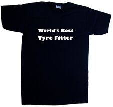 World's Best Tyre Fitter V-Neck T-Shirt