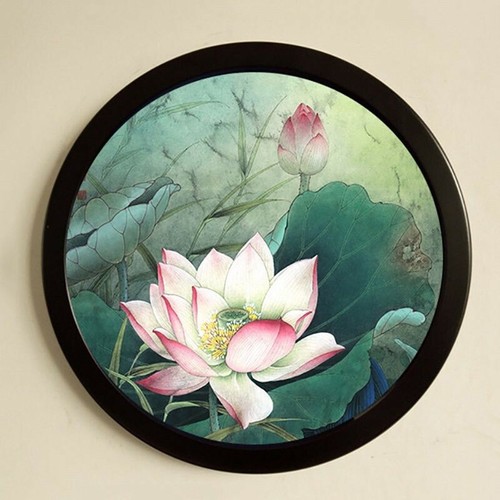 Modern round photo - photo, frame