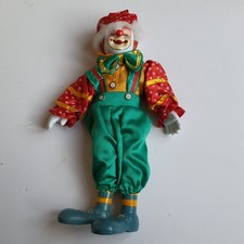 Vintage Porcelain Clown Large