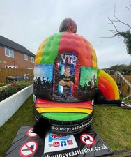 Door Man VIP Disco Dome And Slide ￼ Commercial Bouncy Castle