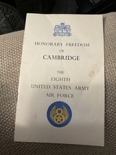 WW2 USAAF Freedom Of Cambridge