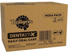 Pedigree Dentastix Medium Dog 112 Chews – 4 x 28 Oral Care Treat Sticks