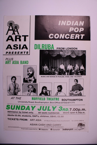 Dilruba art asia band poster - asia,