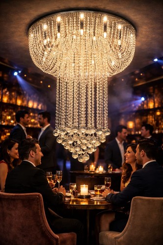 Luxury crystal waterfall - luxury,