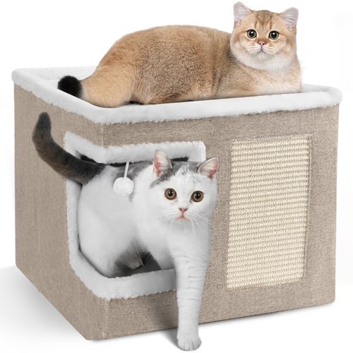 Large cat cube house cosy - large,