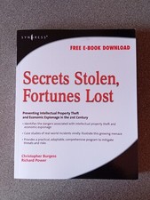 Secrets Stolen, Fortunes Lost: Preventing Intel, Burgess,#