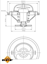 Thermostat Coolant SJR Fits