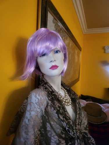 Fun purple wig - purple,