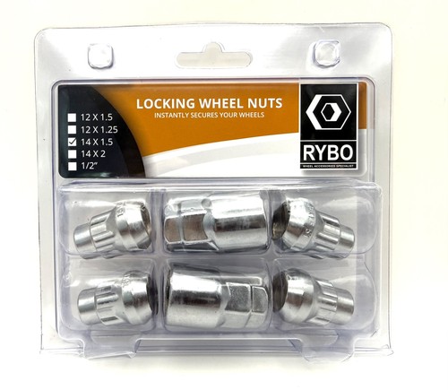 Rybo locking wheel nuts - nuts, set