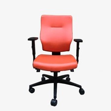 Funky Orange Leather Office