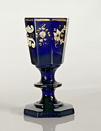 Antique c1760 bohemian cobalt - antique,