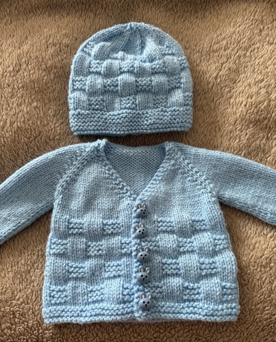Hand knitted baby boys - knitted,