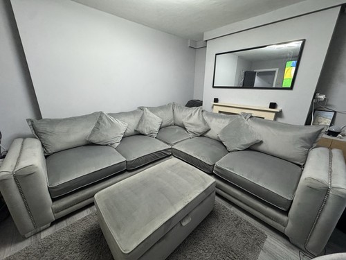 Royston corner grey - royston, suede