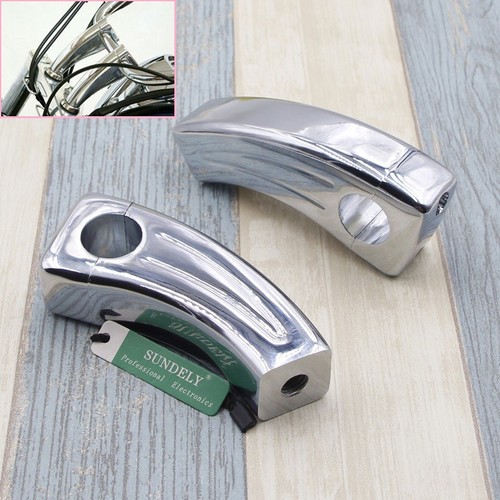 Handlebar risers chrome inch - chrome,