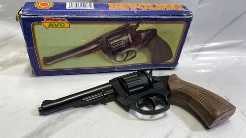 Vintage tin toy avc revolver - vintage,