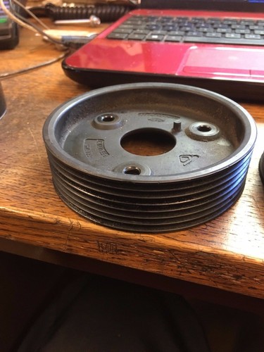 Power steering pump pulley - power,