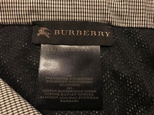 Mens Designer Burberry Small Birdseye Check Swimshorts Size M