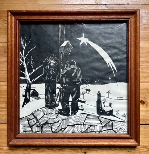 Original folk art - original, pen