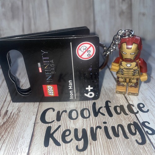Lego iron man keychain keyring - man, keychain/keyring
