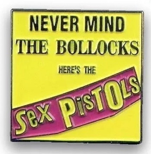 Sex pistols pin badge record - pistols,