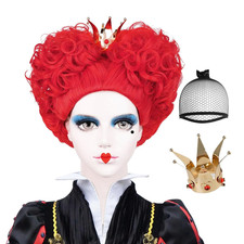 Heart of Queen Wig with Crown