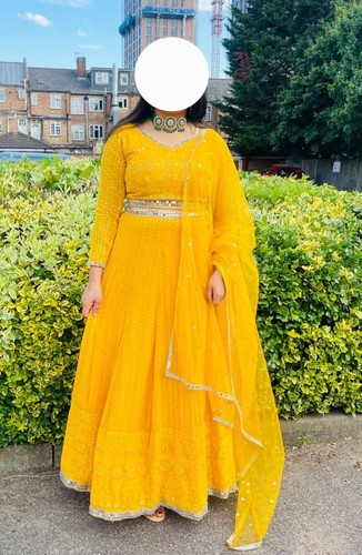 Yellow lehnga - yellow,
