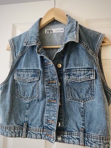 Zara blue denim - zara, sleeveless