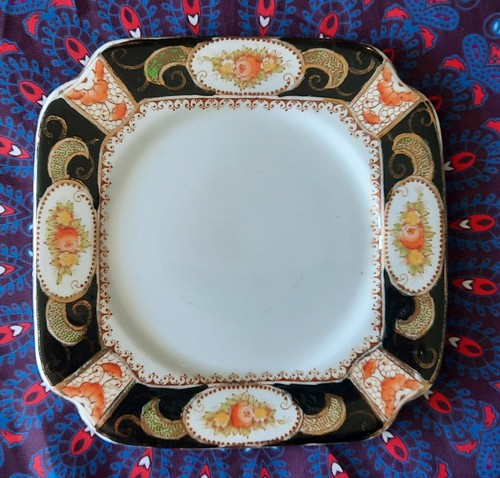 Gladstone china cake plate - china,