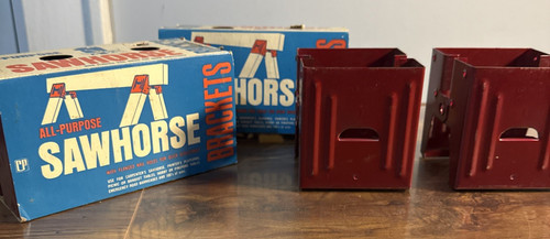 Sawhorses brackets vintage - brackets,