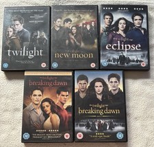 Twilight Saga: 5 x DVDs Complete Collection