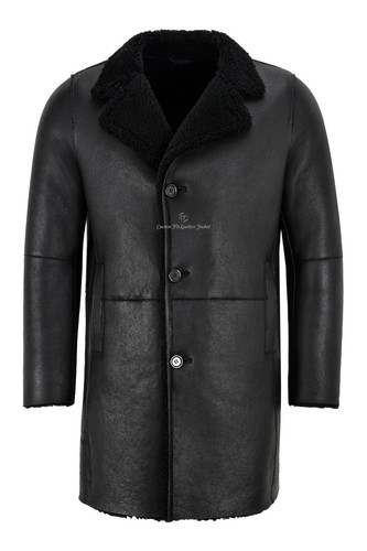 Men sherling sheepskin coat - men,