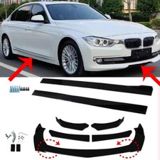 For BMW 3 Series E90 E91 E92 Side Skirts +Rear Lip+Front Bumper Spoiler Splitter