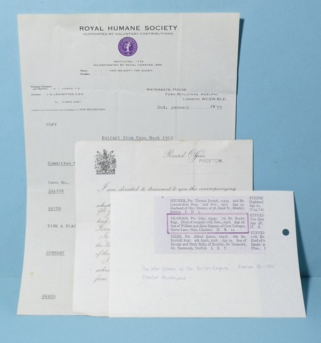 1975 royal humane society - humane, &