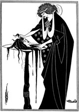 Aubrey Beardsley Salome by Oscar Wilde The Dancer's Reward Print Poster A3 A4 A5
