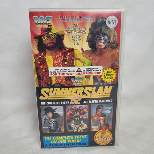 Wwf summerslam 1992 vhs - wwf,