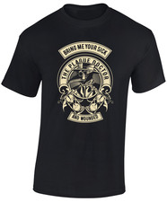 THE PLAGUE DOCTOR MENS T SHIRT OLD SCHOOL DISEASE SCARY HORROR DESIGN TOP