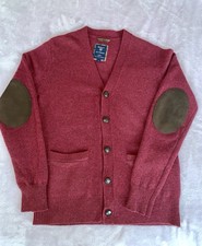 Gant Men’s Cardigan, 100% Lambswool, Size Small