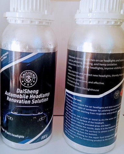 Car headlights polisher liquid - headlights,