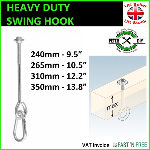 Heavy duty swing hook - heavy,