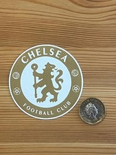 EPL Premier League Chelsea Beige White Silicon Iron On Patch Badge Diameter 65mm
