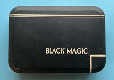 c1960s ROWNTREE’S 1-lb CHOCOLATE TIN, HINGED LID, Empty