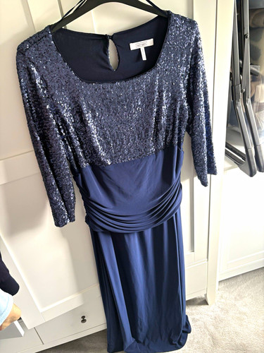 Nightingales navy sequin - navy,