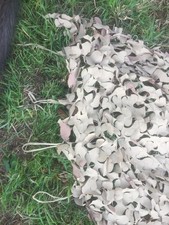 Camouflage Netting Army grade, Desert Tan/ Brown(sand), approx  12.5 x 12.5m 