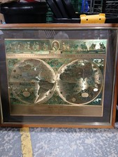 Vintage Gold Foil Blaeu Wall