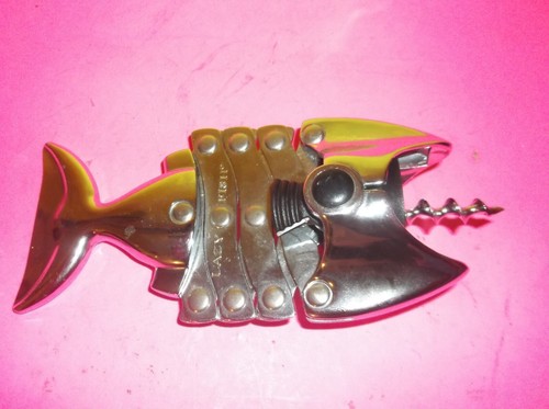 Lazy fish chrome corkscrew - chrome, euc