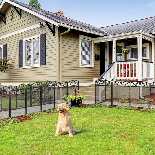 Metal garden fence panels - metal,
