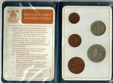 Britian first decimal coin - britian,
