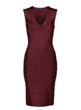 French Connection Zasha Spotlight Knit V Neck Dress Size 8